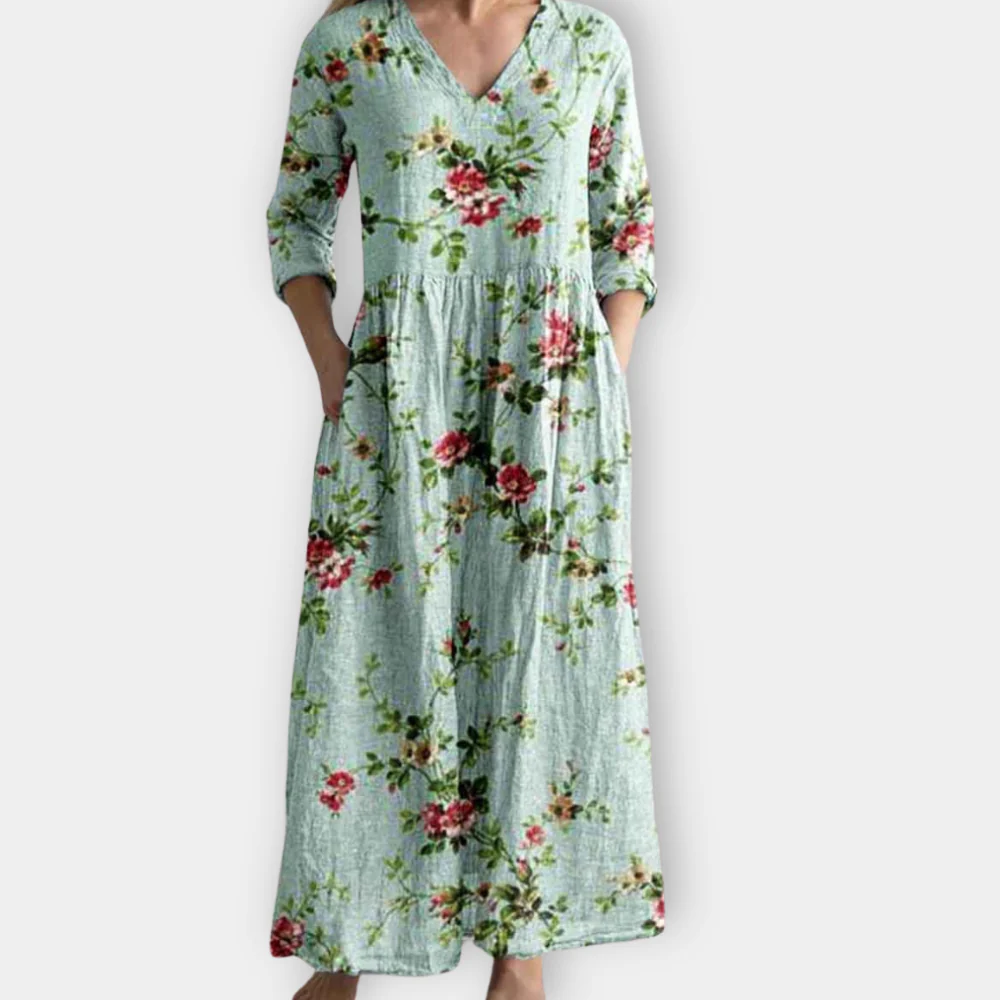 Thalia - Free-Spirited Boho Maxi Dress
