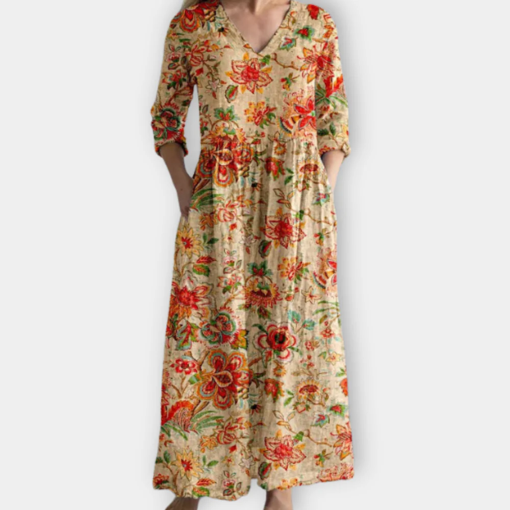 Gilded - Effortless Boho Beauty Maxi Dress