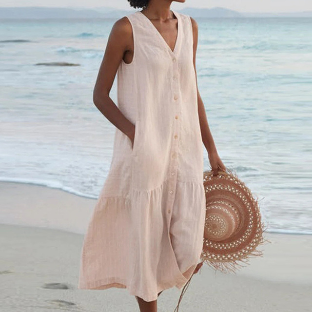 Maira™ | Summer V Neck Dress