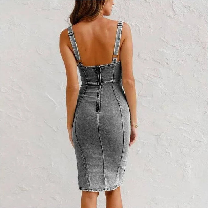 Jane™ | Denim Dress with Adjustable Straps
