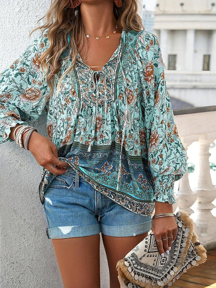 Arya™ | Elegant Floral Blouse