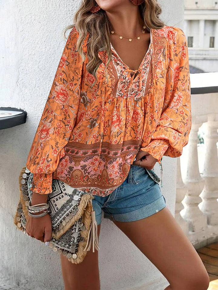 Arya™ | Elegant Floral Blouse