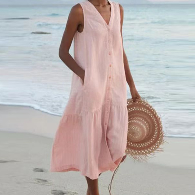 Maira™ | Summer V Neck Dress