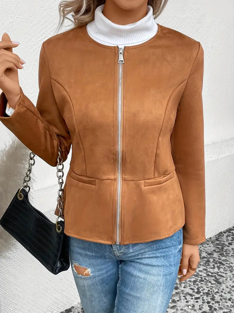 Roksana™ | Jacket With Zipper