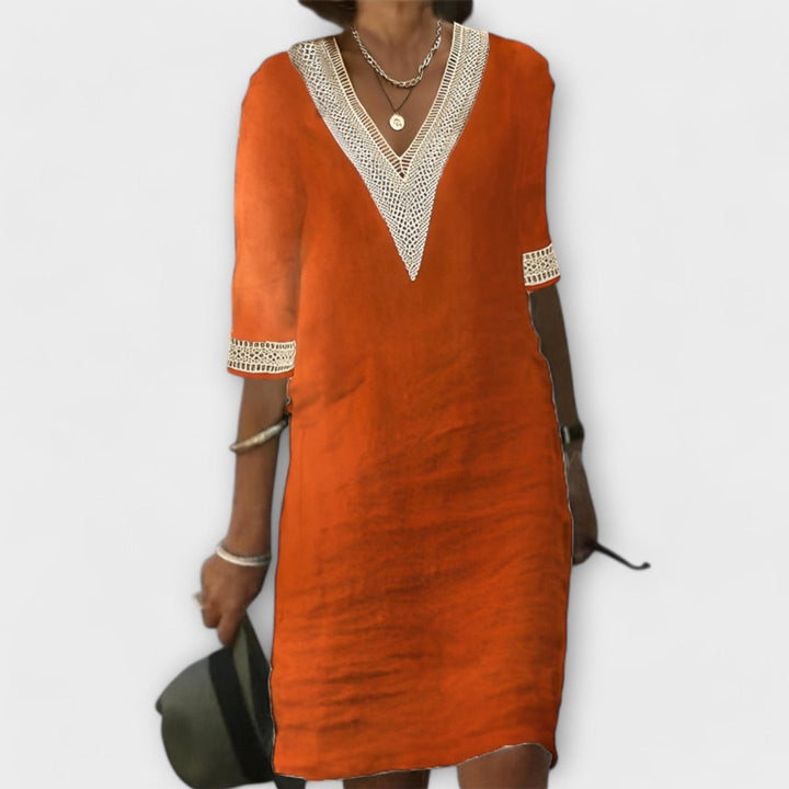 Emelia™ | Cotton And Linen Dress
