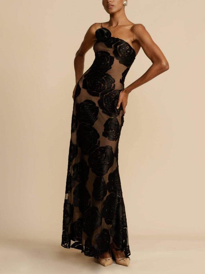Luna - Flower Maxi Dress