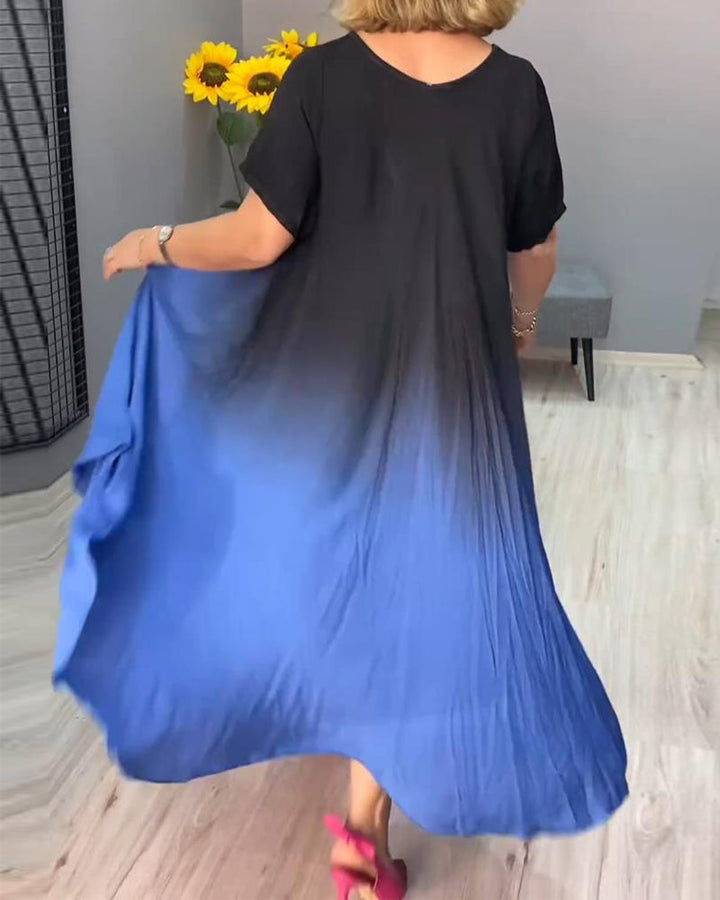 Joan - Summer Gradient Flowy Maxi Dress