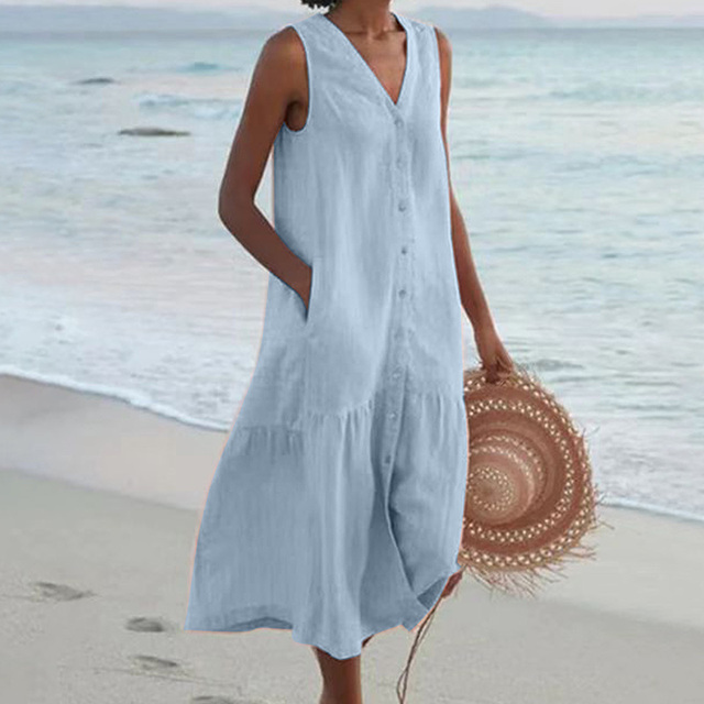 Maira™ | Summer V Neck Dress