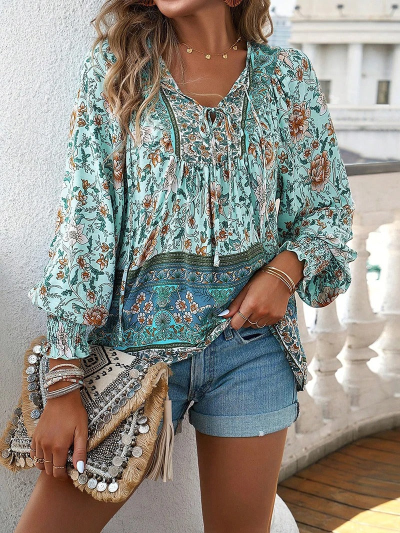 Arya™ | Elegant Floral Blouse