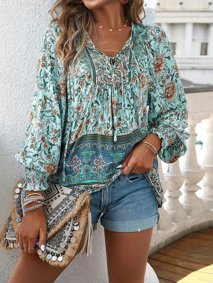Arya™ | Elegant Floral Blouse