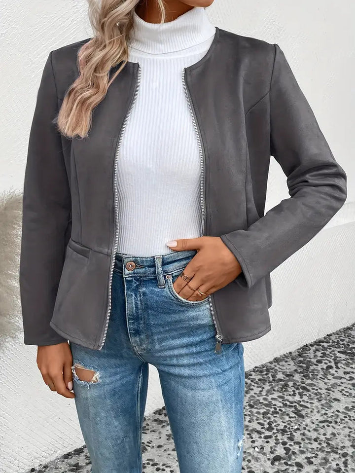 Roksana™ | Jacket With Zipper