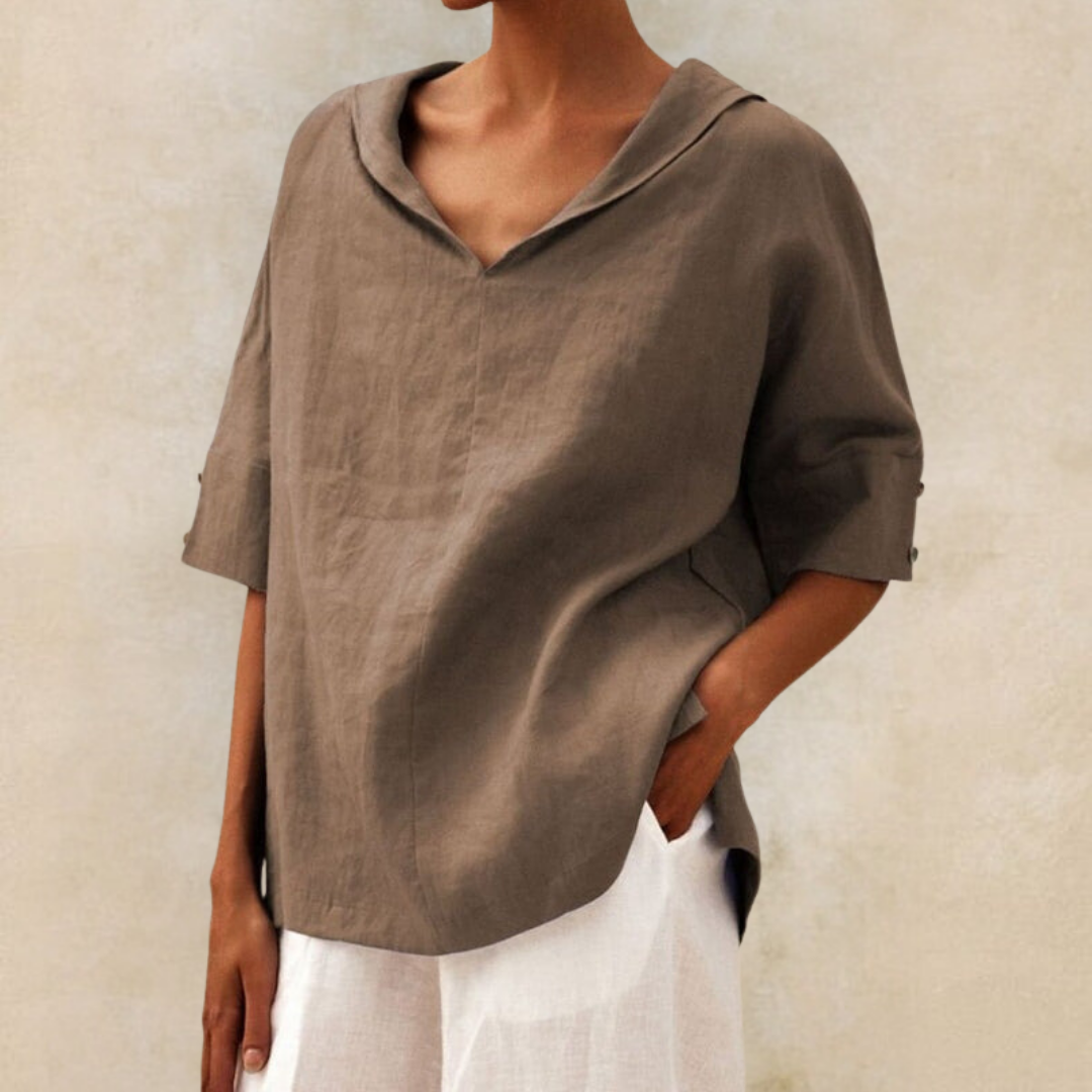 Zoe - Casual Loose-Fit Blouse