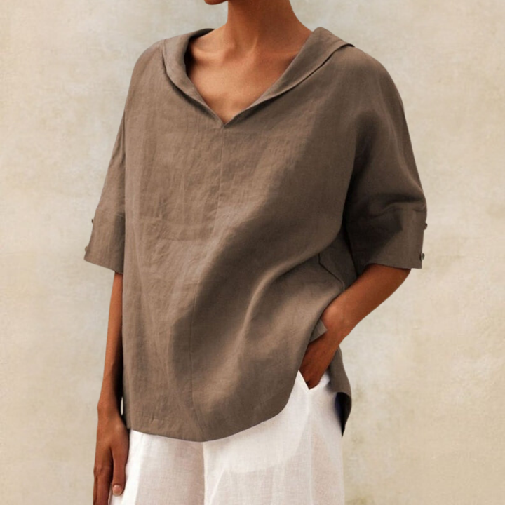 Zoe - Casual Loose-Fit Blouse