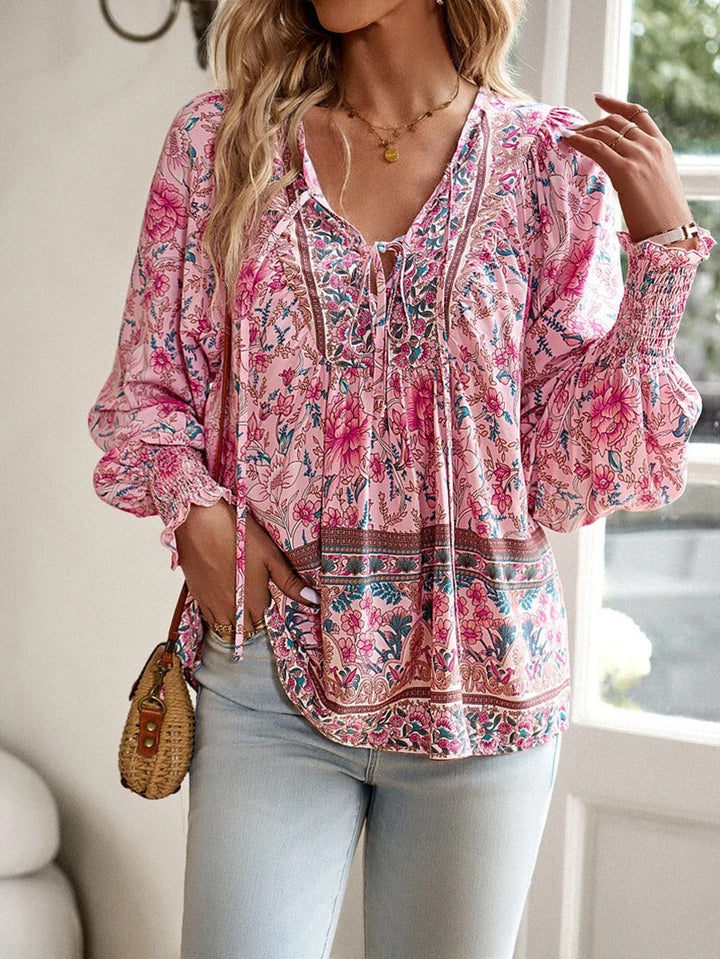 Arya™ | Elegant Floral Blouse
