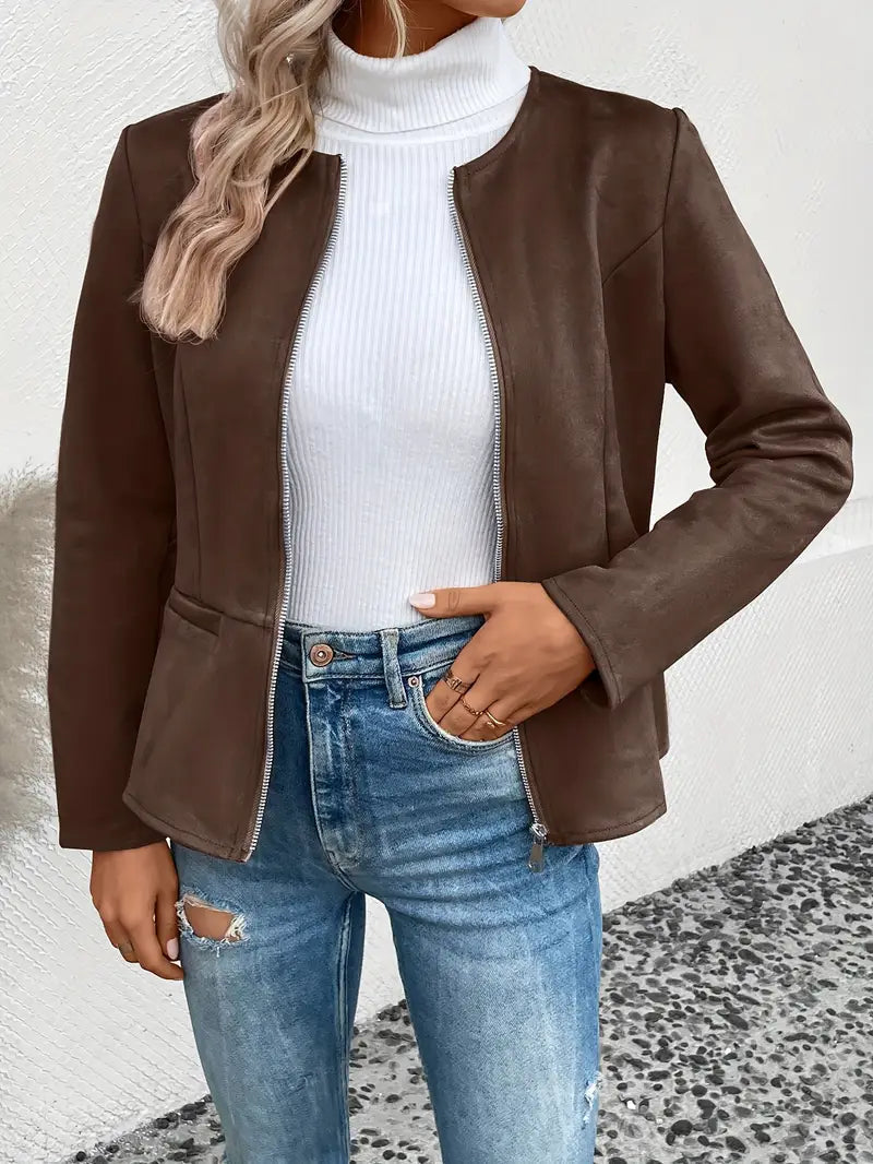 Roksana™ | Jacket With Zipper