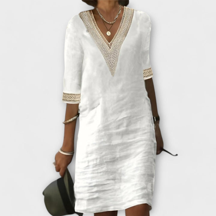 Emelia™ | Cotton And Linen Dress