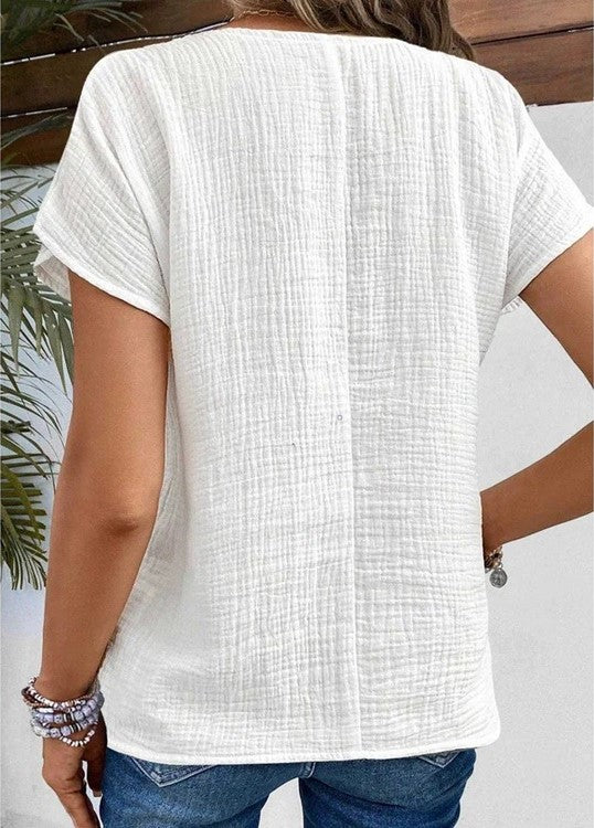 Ellen™ | Top with Collar And buttons
