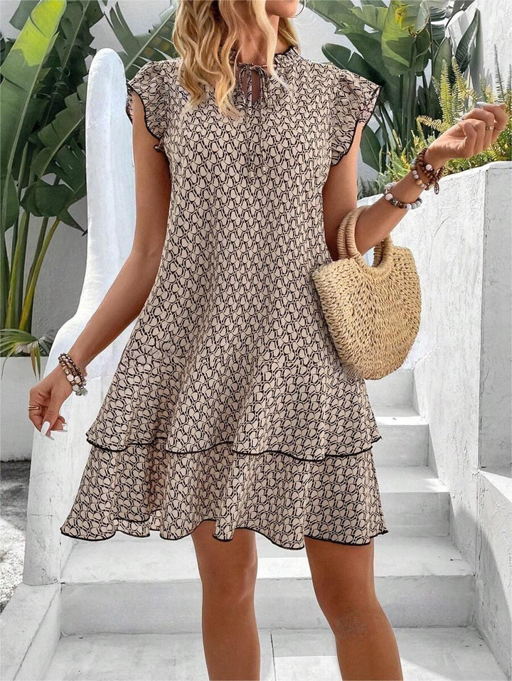 Anette™ | Elegant Ruffle Mini Dress