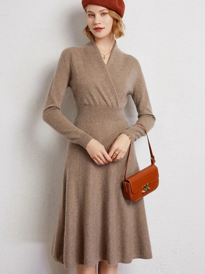 Matilda™ | Ultrasoft Cashmere Wrap Dress