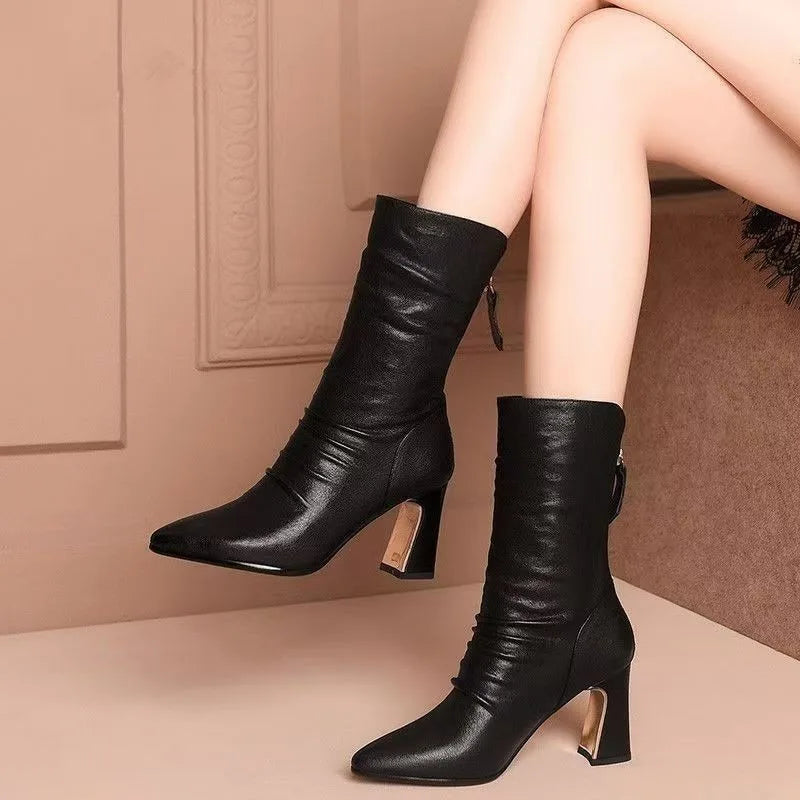 Camille™ | Soft Leather Ankle Boots