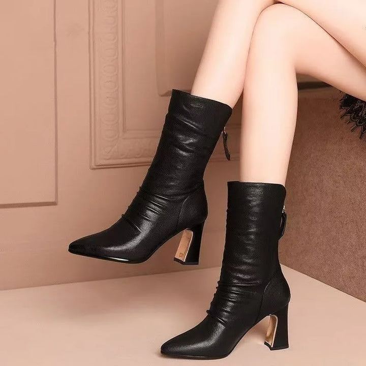 Camille™ | Soft Leather Ankle Boots