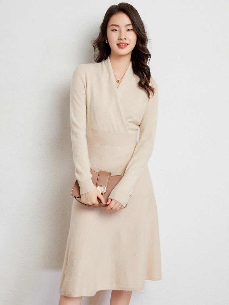 Matilda™ | Ultrasoft Cashmere Wrap Dress
