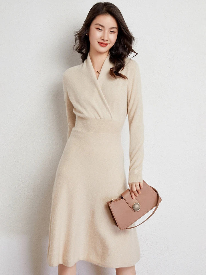 Matilda™ | Ultrasoft Cashmere Wrap Dress