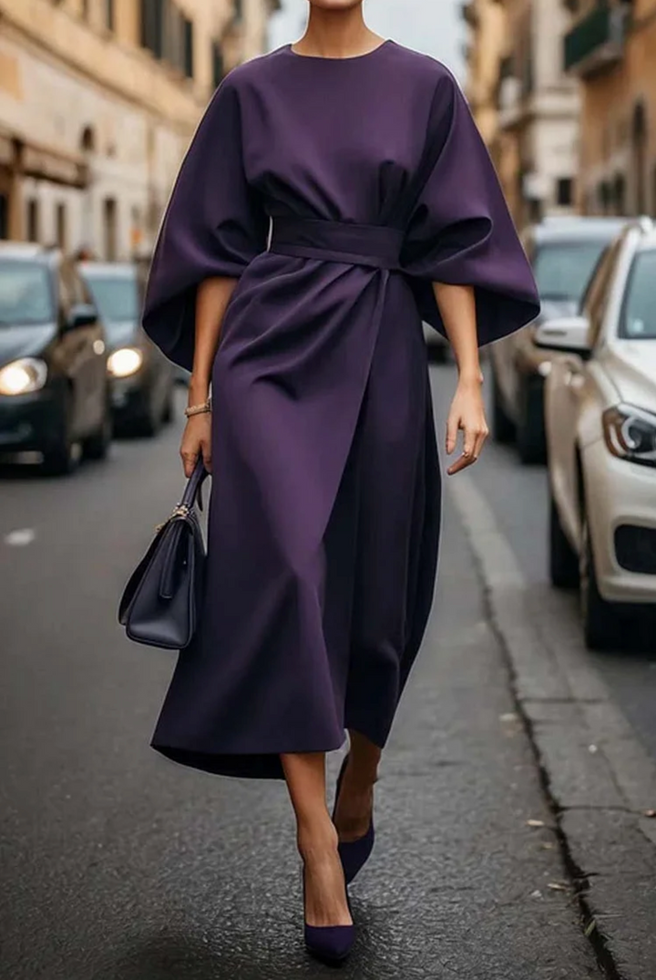 Sofia™ | Elegant Lantern Sleeve Dress