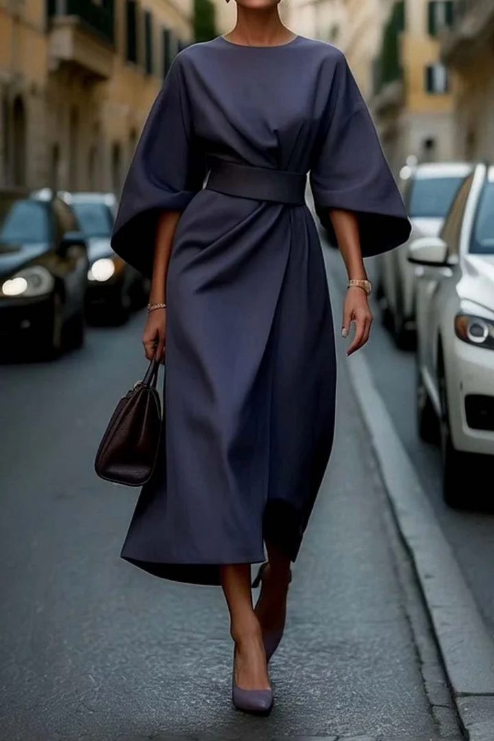 Sofia™ | Elegant Lantern Sleeve Dress