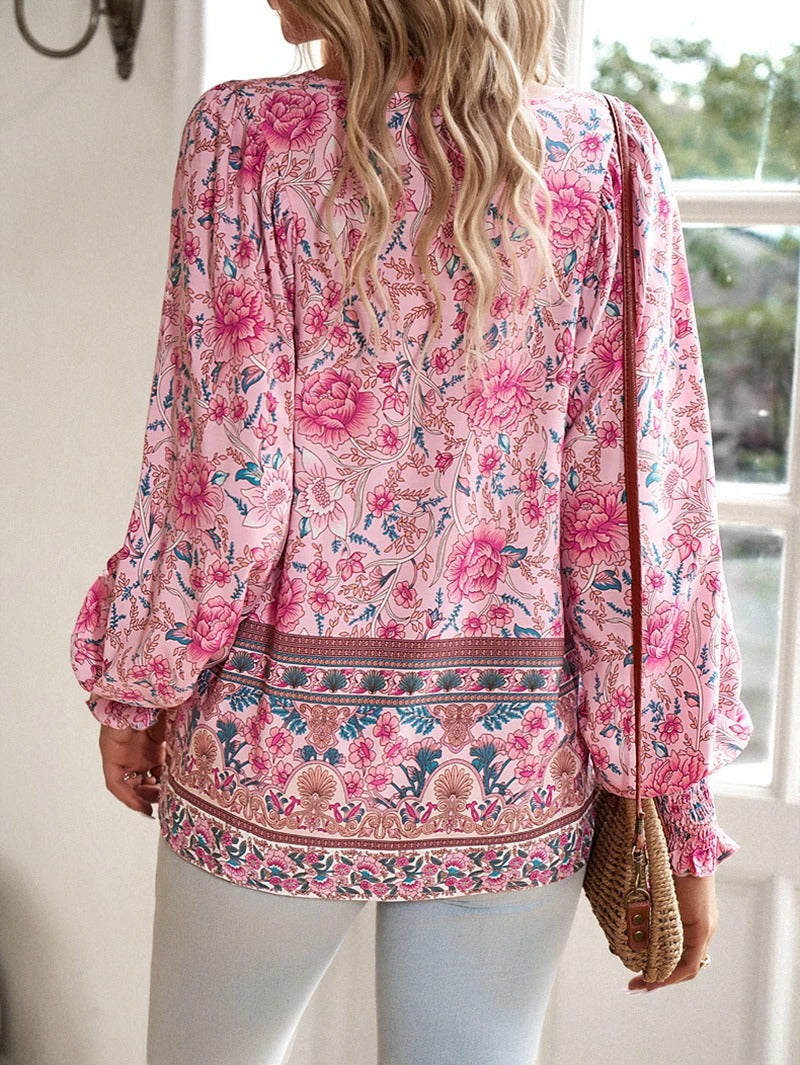 Arya™ | Elegant Floral Blouse