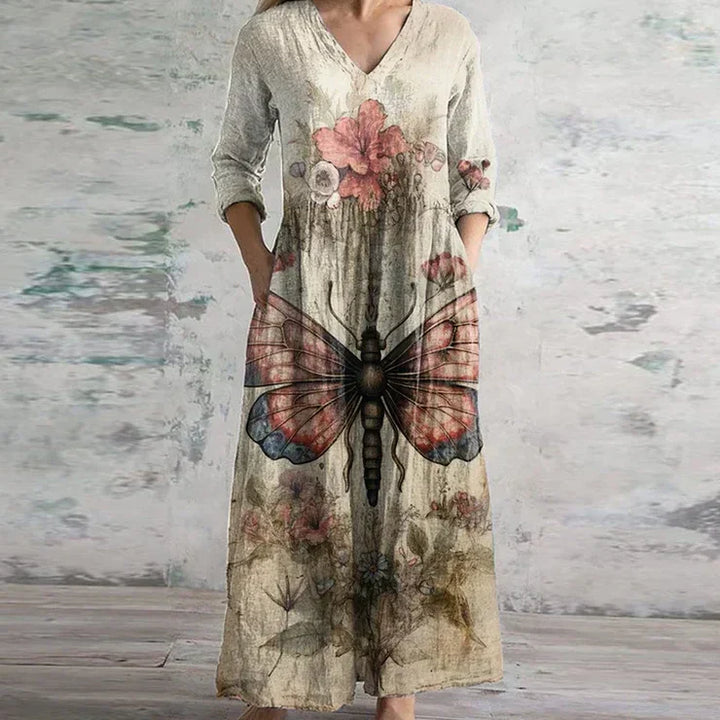 Miya™ | Elegant Retro Maxi Dress