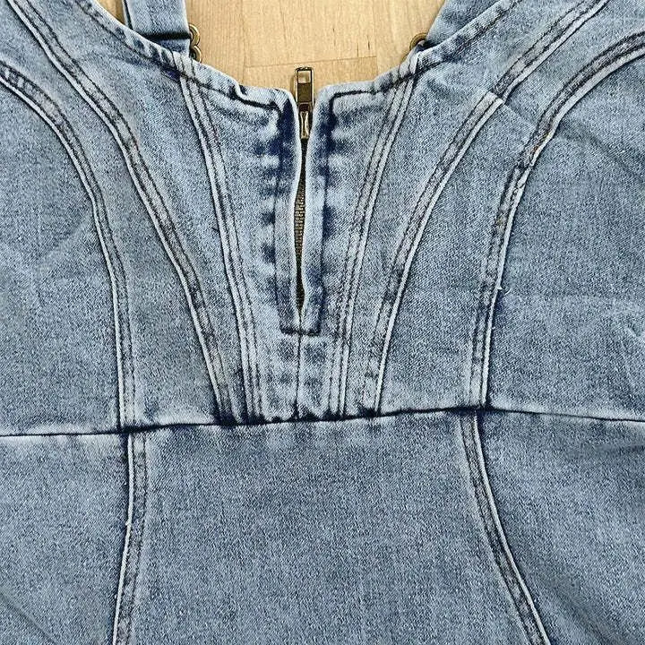 Jane™ | Denim Dress with Adjustable Straps