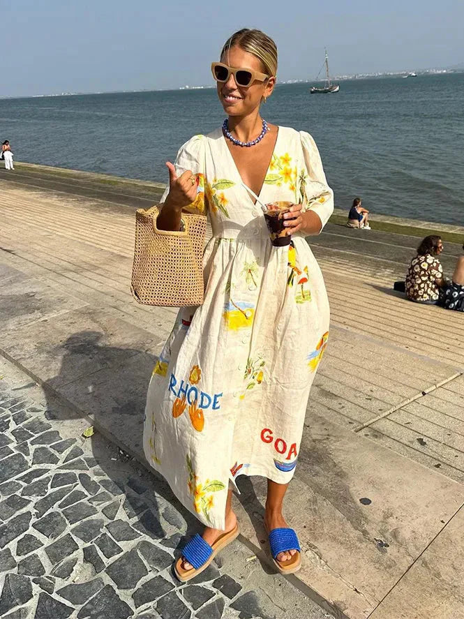 Xara - Stylish Midi Dress