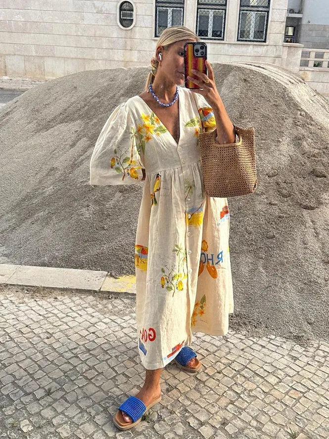 Xara - Stylish Midi Dress
