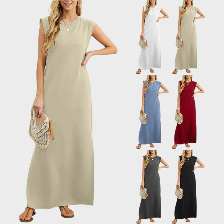 Emma™ | Wrinkle-Resistant Flowing Long Dress