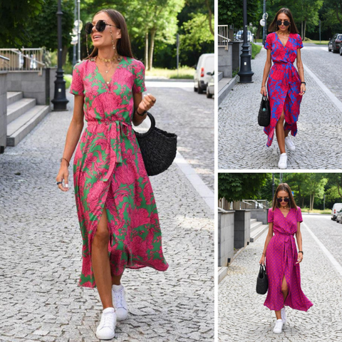 Theresita™ | Elegant Wrap Dress