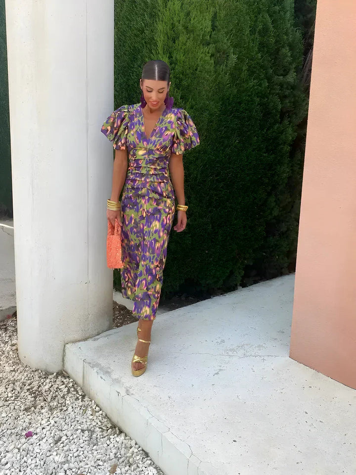 Jorien™ | Dress With Pleated Sleeves
