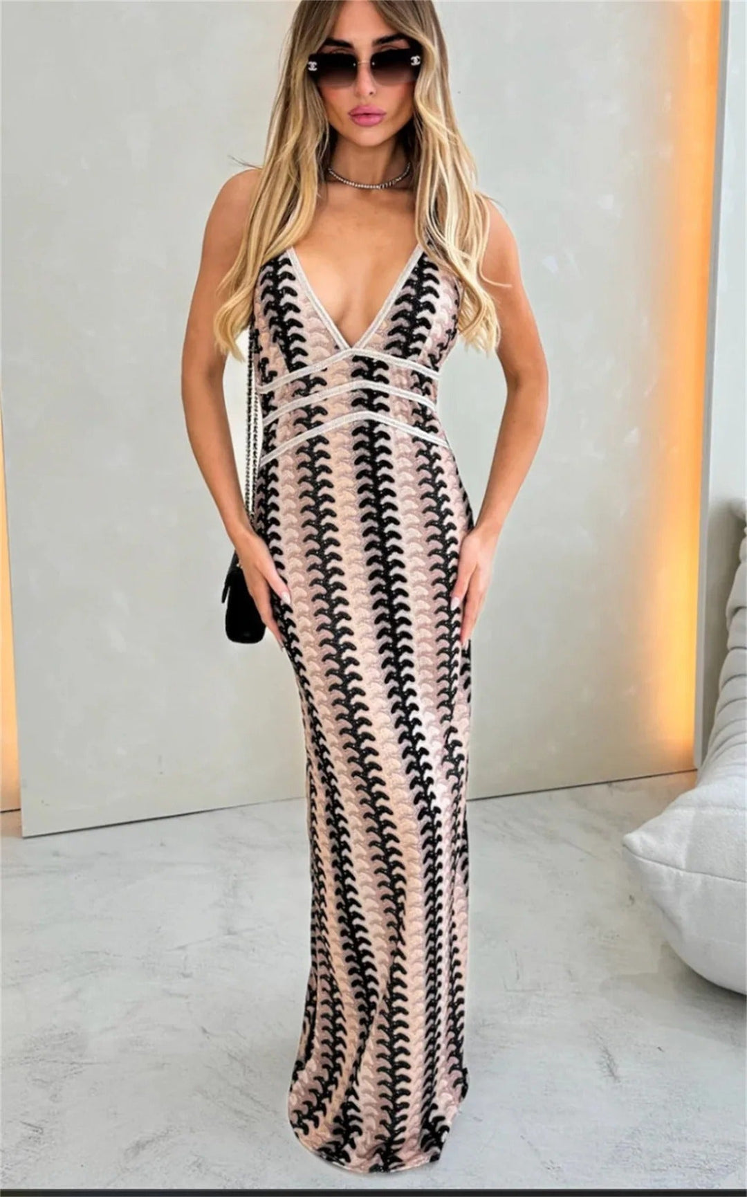Charlotte - Boho Crochet Beach Tunic Dress